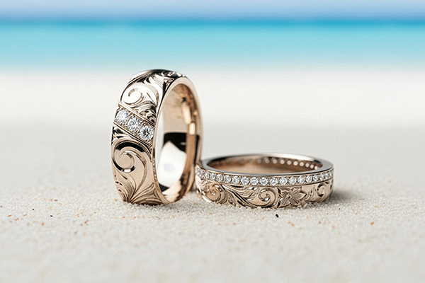 唯一無二の結婚指輪、ハワイアンジュエリーで特別な絆を結ぶ