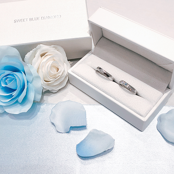 Sweet Blue Diamond 1264984 1264952 – 浜松市最大級の婚約指輪や結婚