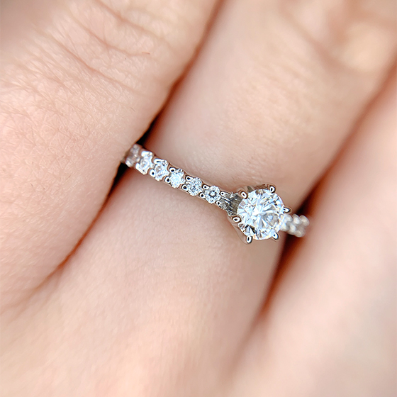 モニッケンダム自慢の美しいダイヤモンドが贅沢に輝きます。