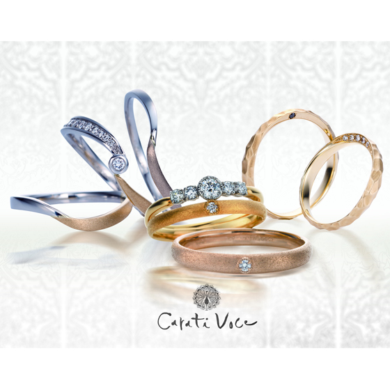 >デザイナーズブランドの結婚指輪にアレンジを加えてより一層個性の光るリングになりました！